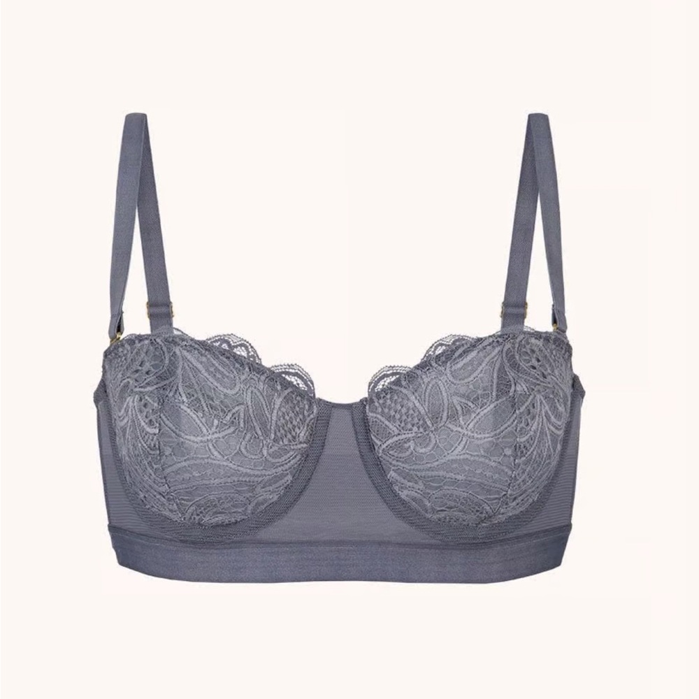Lace strapless bra lively